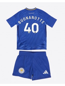 Leicester City Facundo Buonanotte #40 Dječji Domaci Dres kompleti 2024-25 Kratak Rukavima (+ kratke hlače)